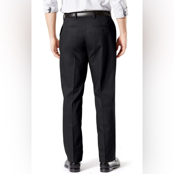 Dockers Black Classic Fit Signature Khaki Pants 38x29 - Picture 2 of 10